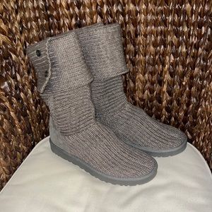 UGG Classic Cardi Knit Boot Size 11 New!